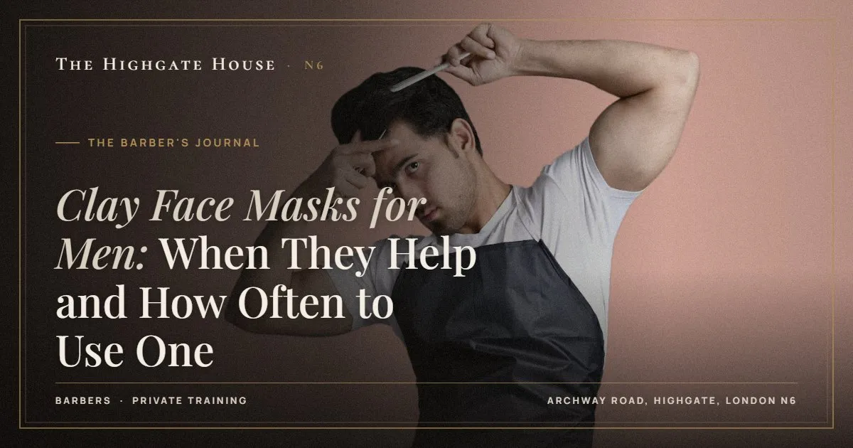 Clay Face Masks for Men: When They Help and How Often to Use One - The Barber's Journal, The Highgate House, Highgate N6