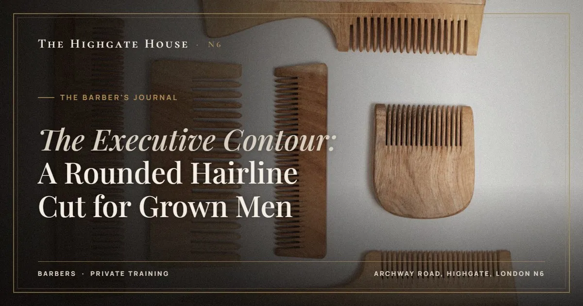 The Executive Contour: A Rounded Hairline Cut for Grown Men - The Barber's Journal, The Highgate House, Highgate N6