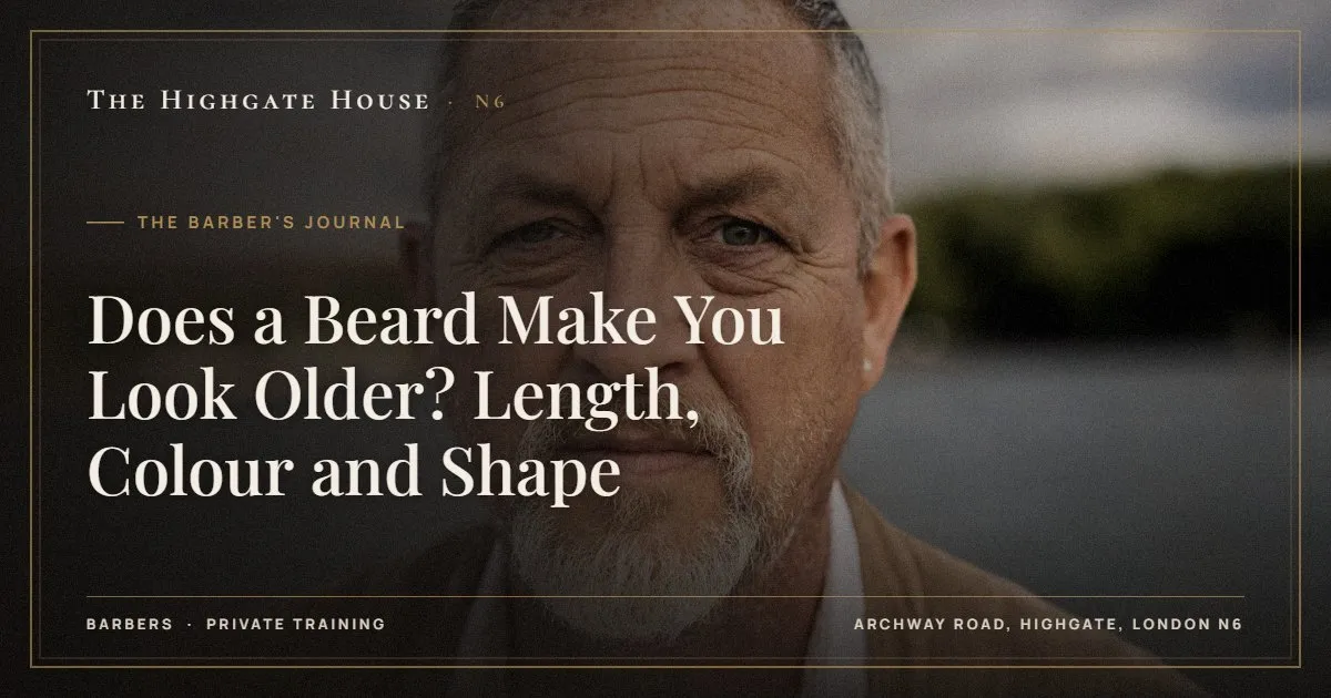 Does a Beard Make You Look Older? Length, Colour and Shape - The Barber's Journal, The Highgate House, Highgate N6