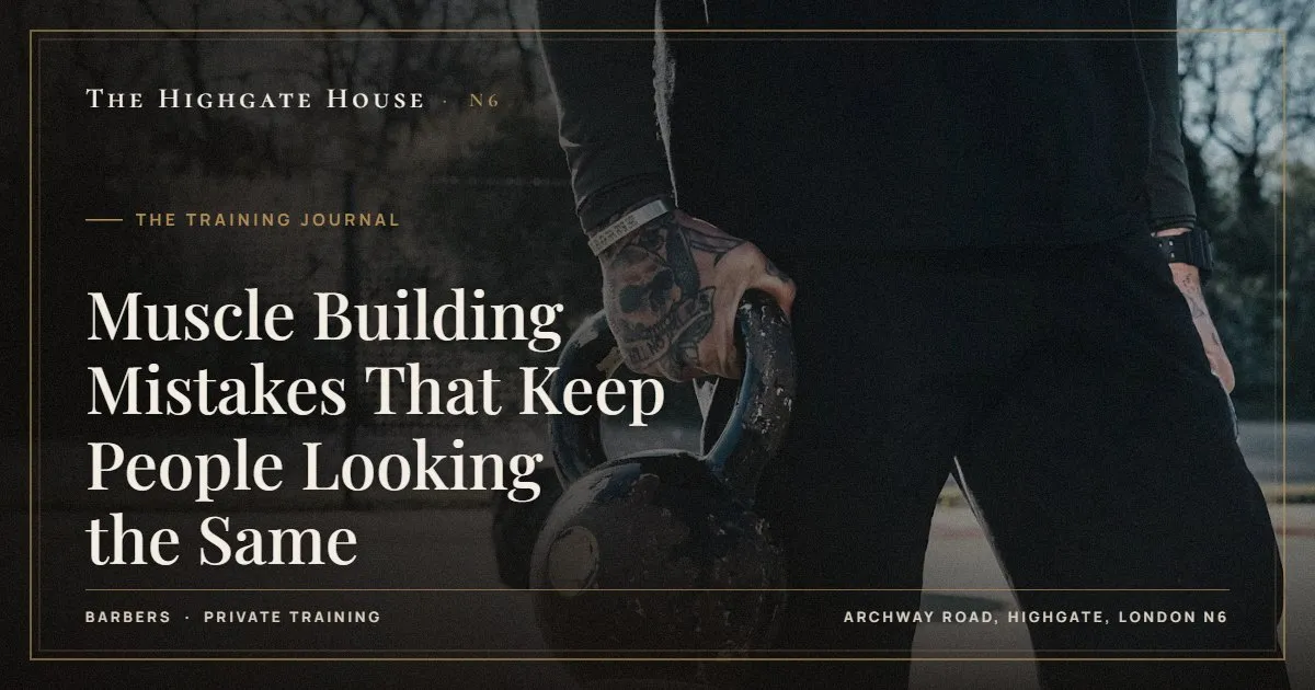 Muscle Building Mistakes That Keep People Looking the Same - The Training Journal, The Highgate House, Highgate N6