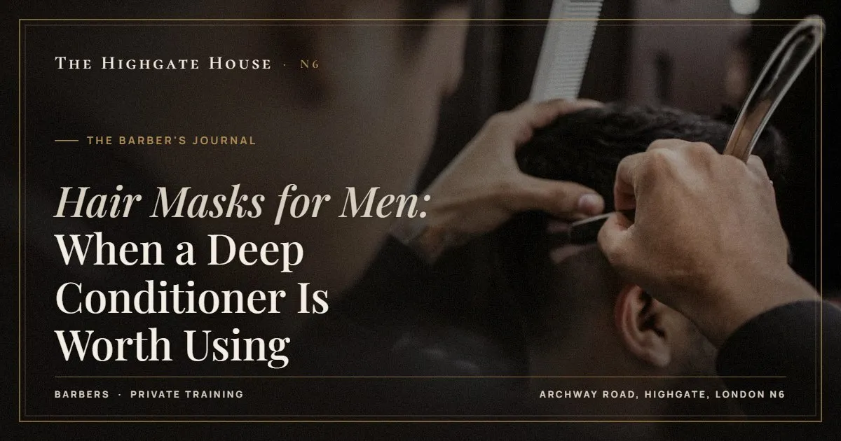 Hair Masks for Men: When a Deep Conditioner Is Worth Using - The Barber's Journal, The Highgate House, Highgate N6