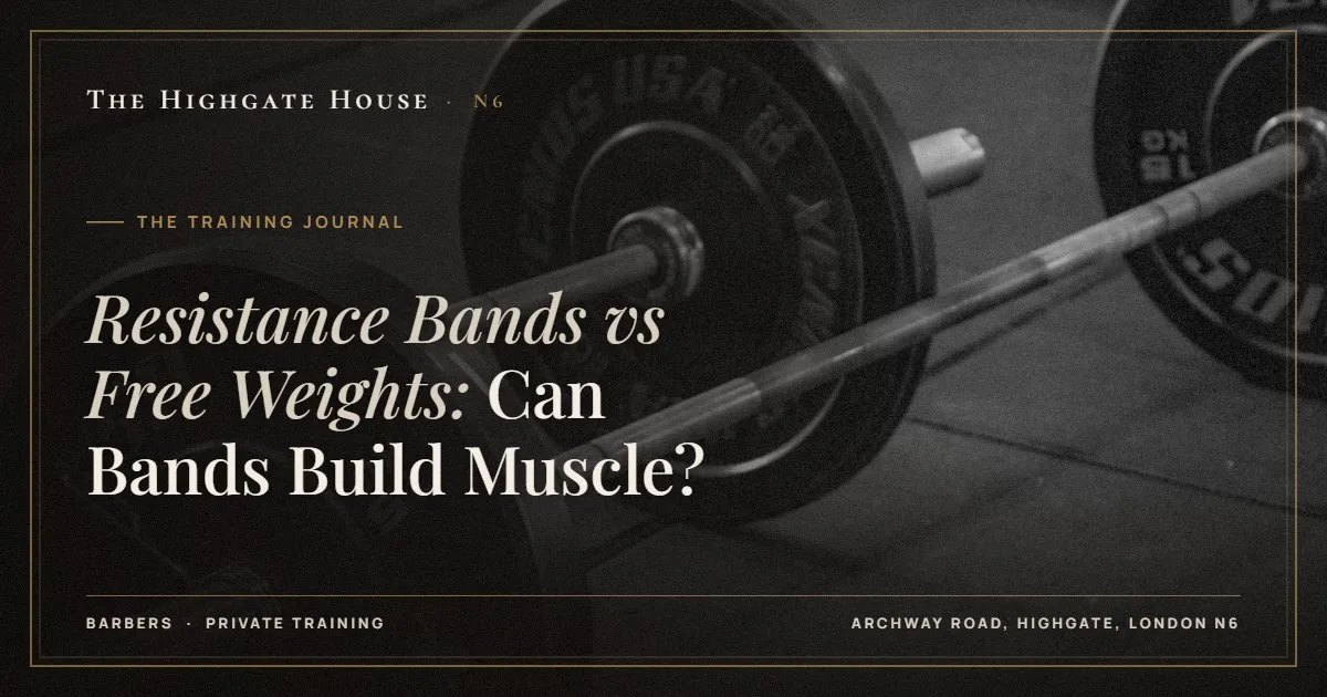 Resistance Bands vs Free Weights: Can Bands Build Muscle? - The Training Journal, The Highgate House, Highgate N6