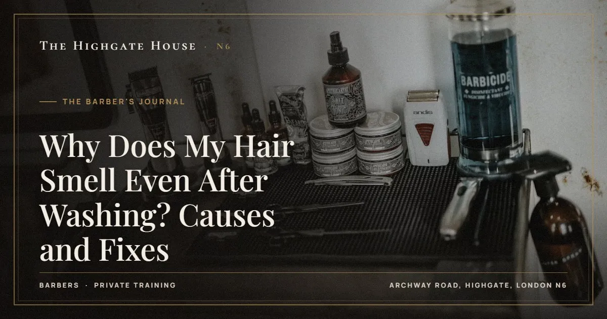 Why Does My Hair Smell Even After Washing? Causes and Fixes - The Barber's Journal, The Highgate House, Highgate N6