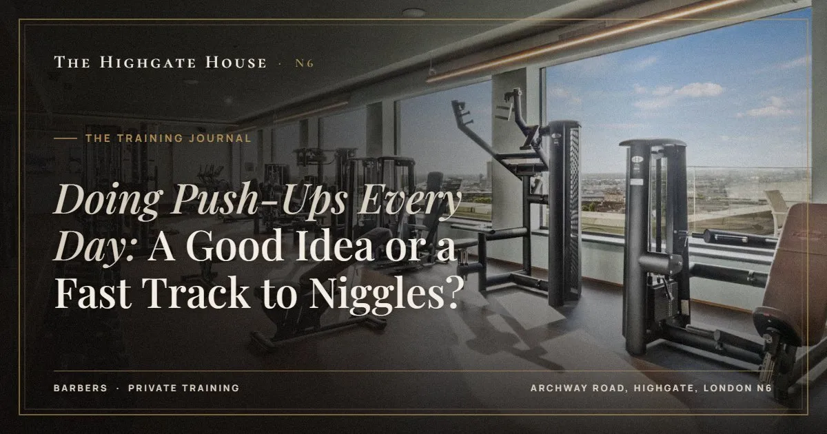 Doing Push-Ups Every Day: A Good Idea or a Fast Track to Niggles? - The Training Journal, The Highgate House, Highgate N6