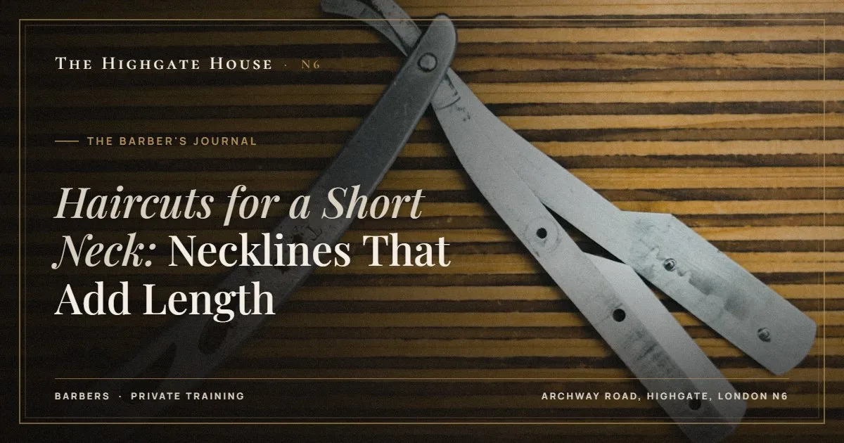 Haircuts for a Short Neck: Necklines That Add Length - The Barber's Journal, The Highgate House, Highgate N6