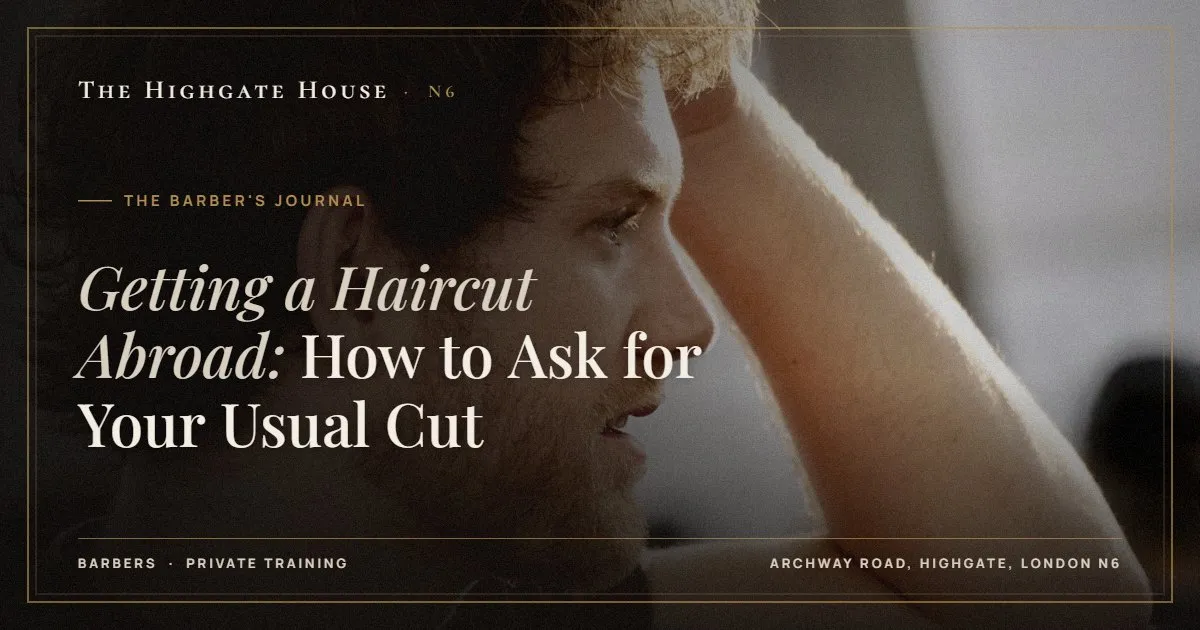 Getting a Haircut Abroad: How to Ask for Your Usual Cut - The Barber's Journal, The Highgate House, Highgate N6