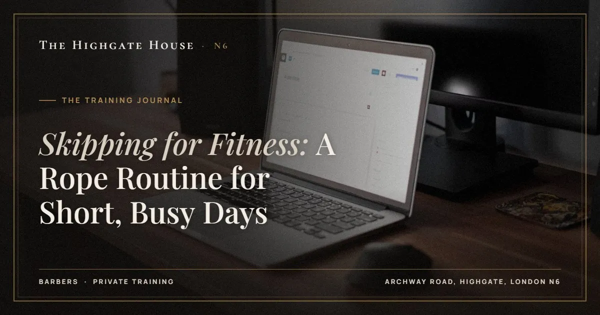 Skipping for Fitness: A Rope Routine for Short, Busy Days - The Training Journal, The Highgate House, Highgate N6