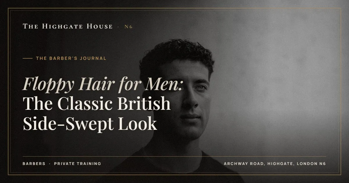 Floppy Hair for Men: The Classic British Side-Swept Look - The Barber's Journal, The Highgate House, Highgate N6