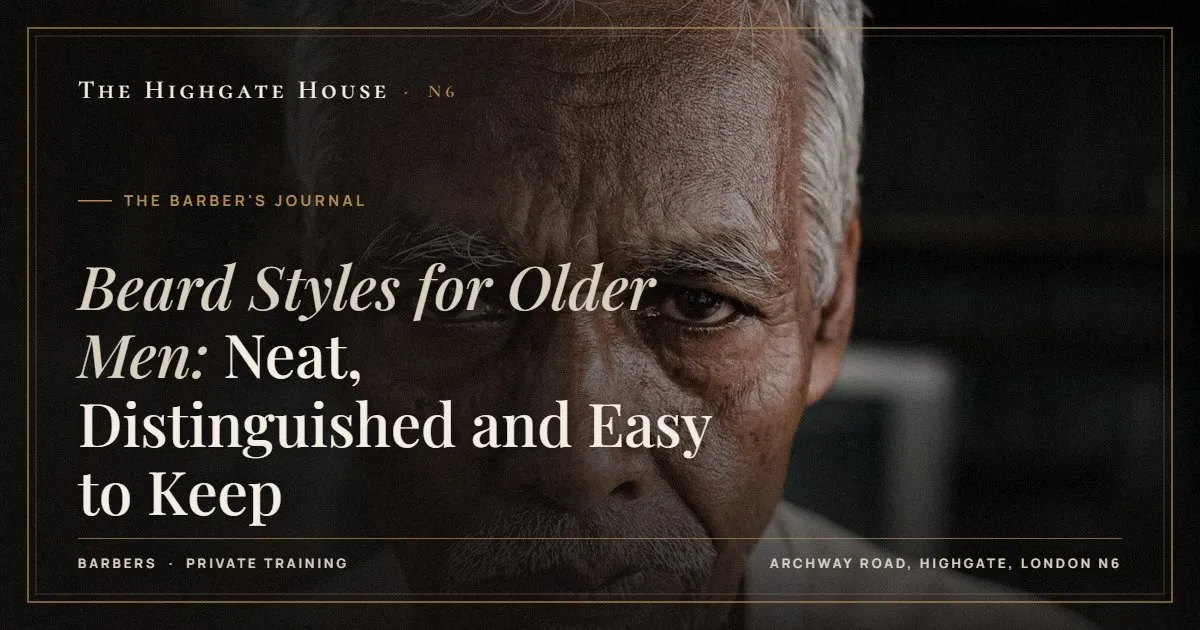 Beard Styles for Older Men: Neat, Distinguished and Easy to Keep - The Barber's Journal, The Highgate House, Highgate N6