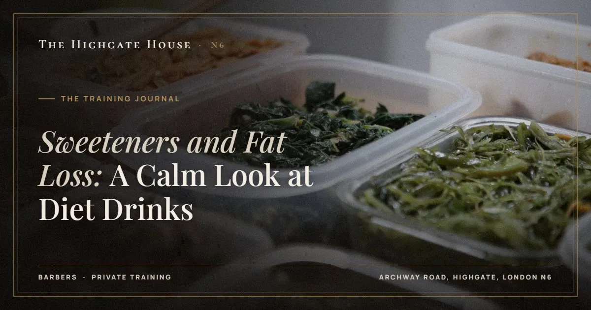 Sweeteners and Fat Loss: A Calm Look at Diet Drinks - The Training Journal, The Highgate House, Highgate N6