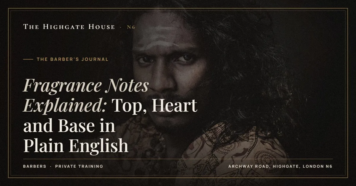 Fragrance Notes Explained: Top, Heart and Base in Plain English - The Barber's Journal, The Highgate House, Highgate N6
