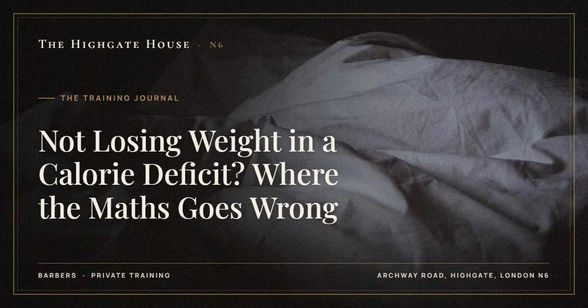 Not Losing Weight in a Calorie Deficit? Where the Maths Goes Wrong - The Training Journal, The Highgate House, Highgate N6