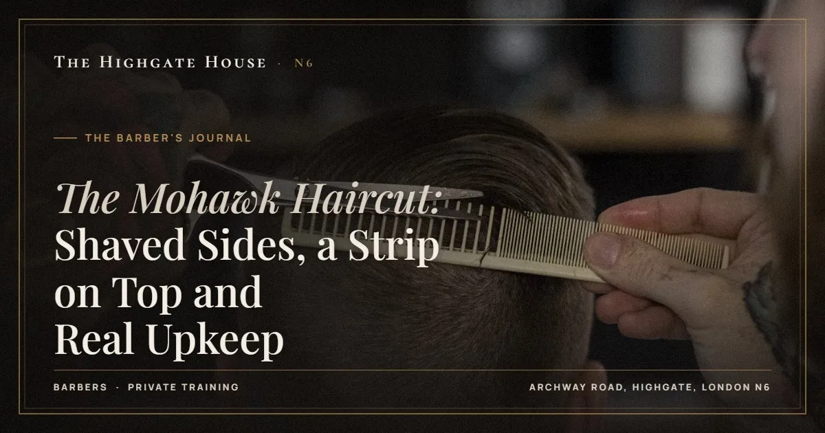 The Mohawk Haircut: Shaved Sides, a Strip on Top and Real Upkeep - The Barber's Journal, The Highgate House, Highgate N6