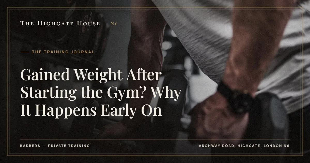 Gained Weight After Starting the Gym? Why It Happens Early On - The Training Journal, The Highgate House, Highgate N6