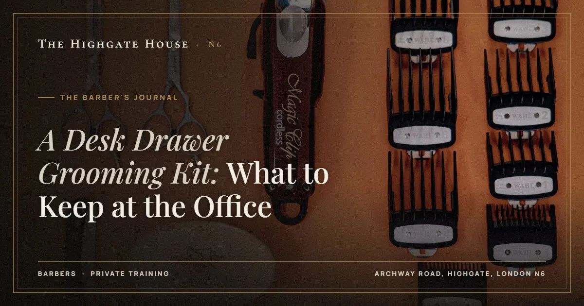 A Desk Drawer Grooming Kit: What to Keep at the Office - The Barber's Journal, The Highgate House, Highgate N6