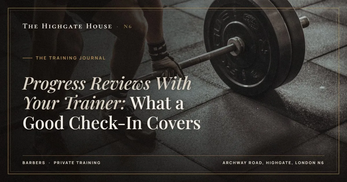 Progress Reviews With Your Trainer: What a Good Check-In Covers - The Training Journal, The Highgate House, Highgate N6