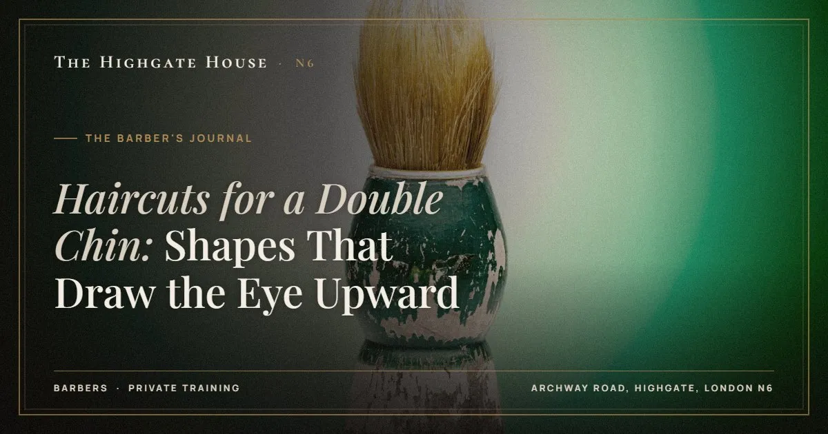 Haircuts for a Double Chin: Shapes That Draw the Eye Upward - The Barber's Journal, The Highgate House, Highgate N6