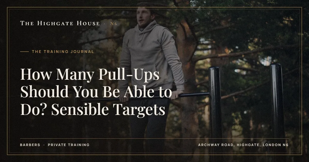 How Many Pull-Ups Should You Be Able to Do? Sensible Targets - The Training Journal, The Highgate House, Highgate N6