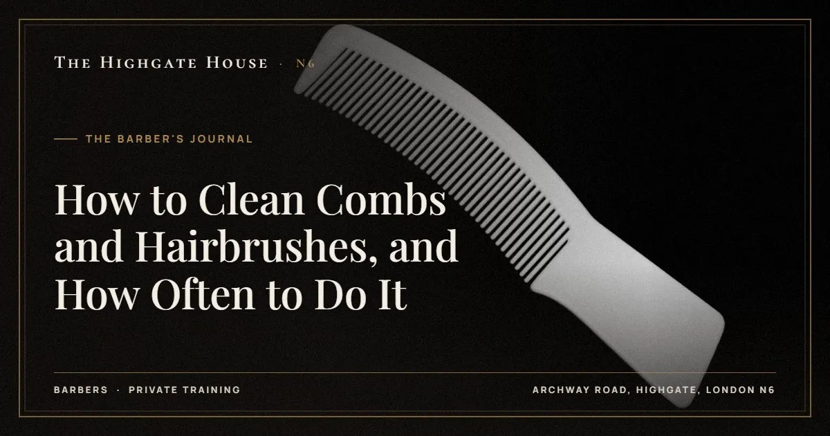 How to Clean Combs and Hairbrushes, and How Often to Do It - The Barber's Journal, The Highgate House, Highgate N6