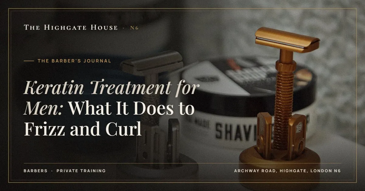 Keratin Treatment for Men: What It Does to Frizz and Curl - The Barber's Journal, The Highgate House, Highgate N6