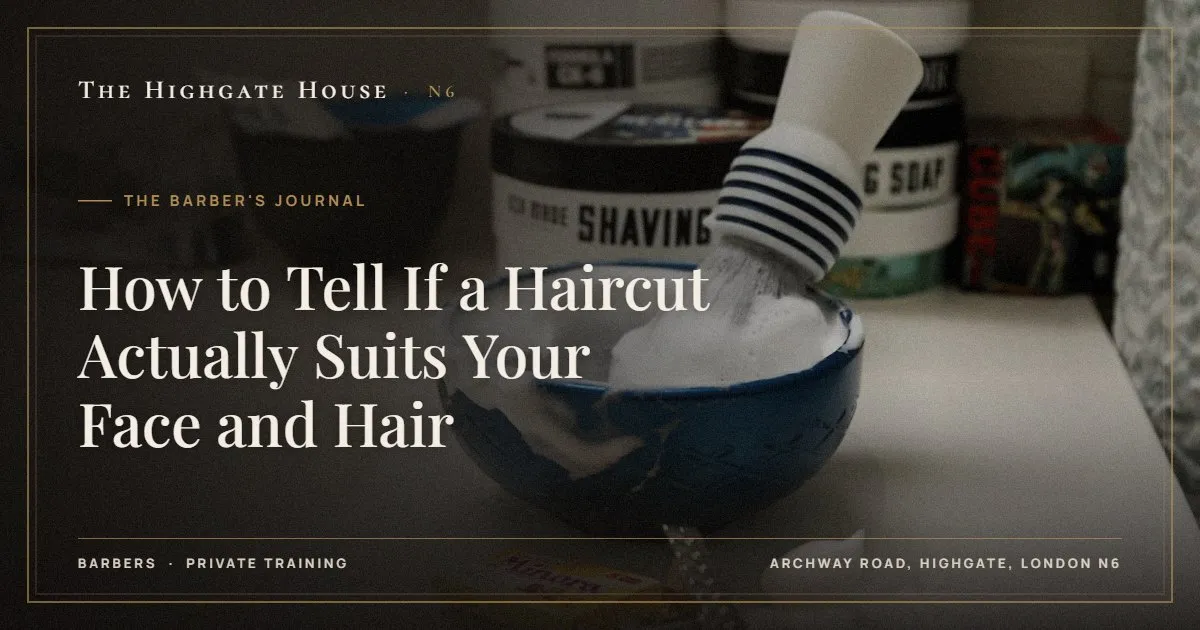 How to Tell If a Haircut Actually Suits Your Face and Hair - The Barber's Journal, The Highgate House, Highgate N6
