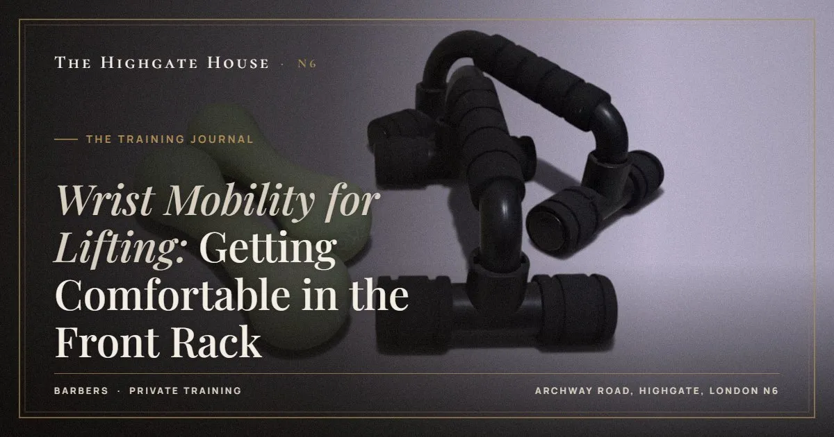 Wrist Mobility for Lifting: Getting Comfortable in the Front Rack - The Training Journal, The Highgate House, Highgate N6