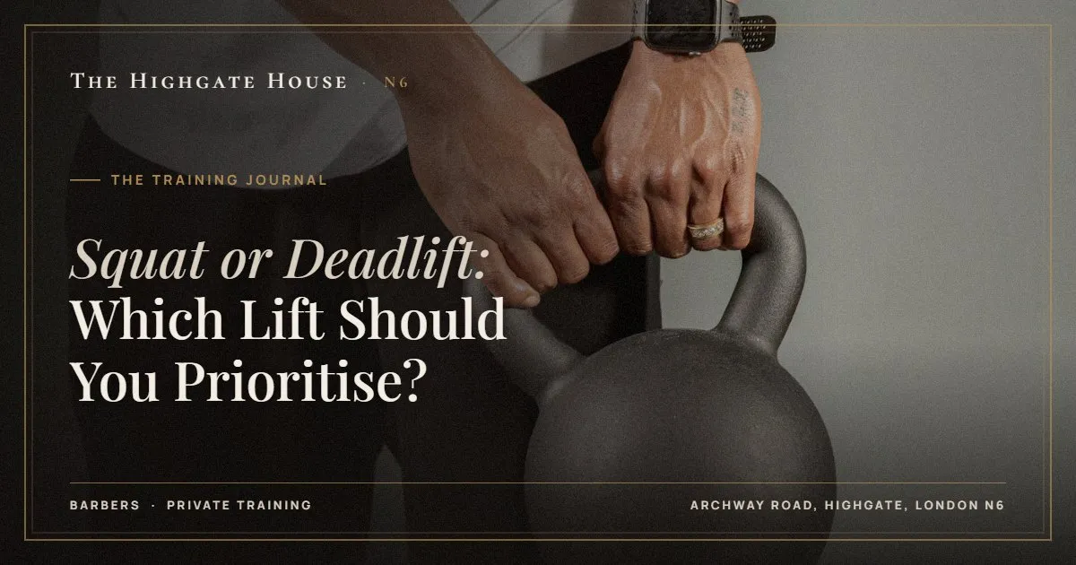Squat or Deadlift: Which Lift Should You Prioritise? - The Training Journal, The Highgate House, Highgate N6