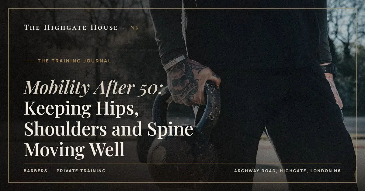 Mobility After 50: Keeping Hips, Shoulders and Spine Moving Well - The Training Journal, The Highgate House, Highgate N6