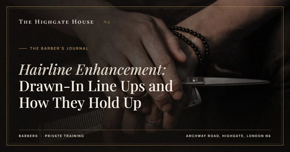 Hairline Enhancement: Drawn-In Line Ups and How They Hold Up - The Barber's Journal, The Highgate House, Highgate N6