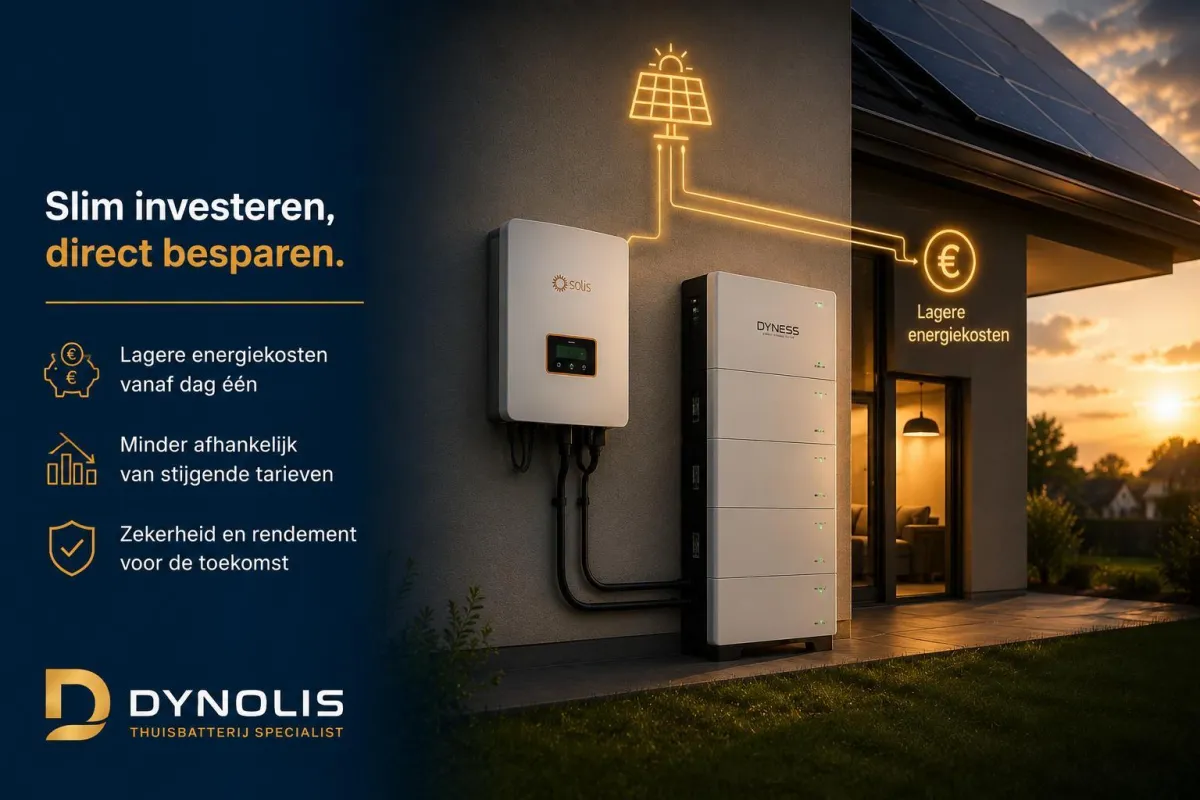 Zonnepanelen op schuin dak geplaatst voor energiebesparing thuis