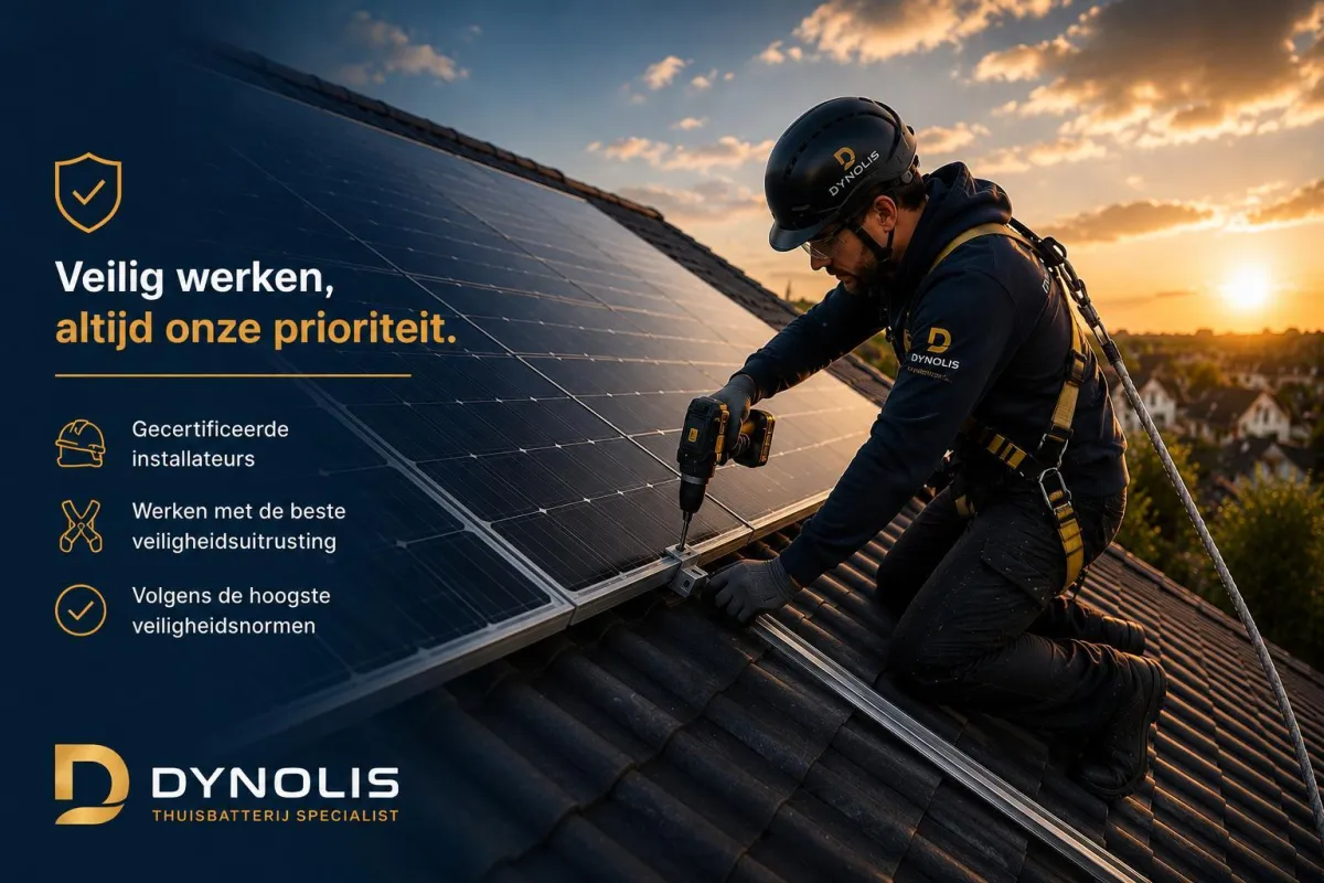 Installatie van zonnepanelen