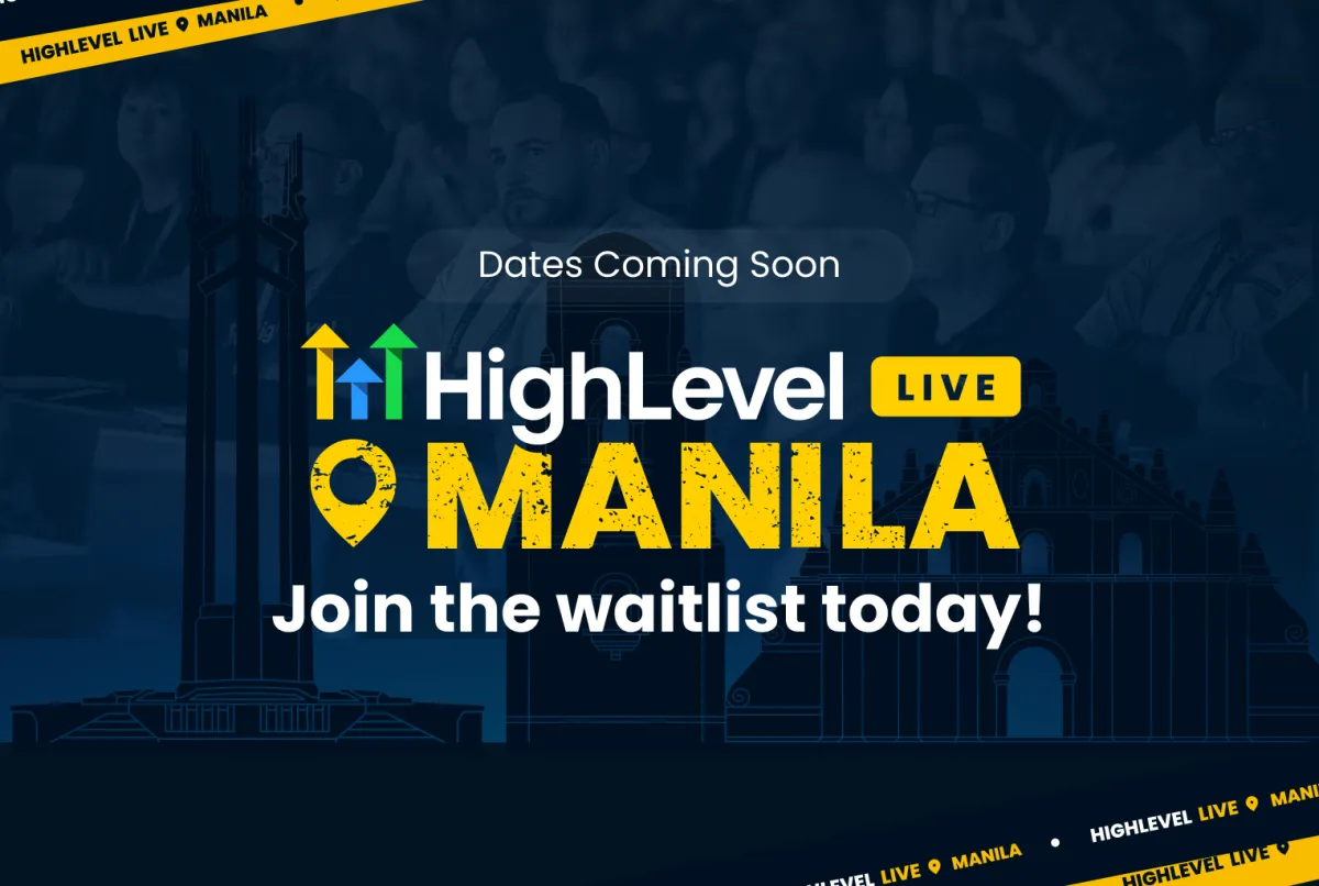 HighLevel live Manila event