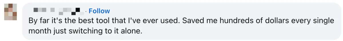 FB testimonial 