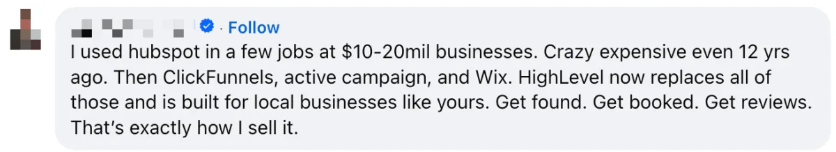 FB testimonial 