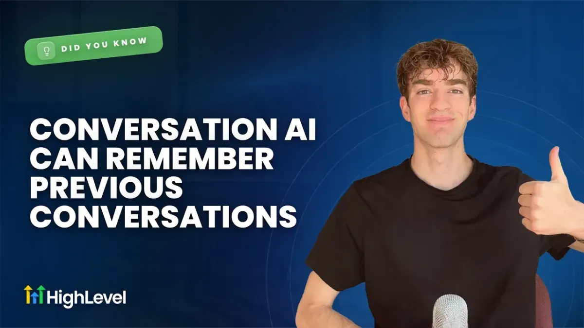 Did You Know Conversation AI Can Remember Previous Conversations