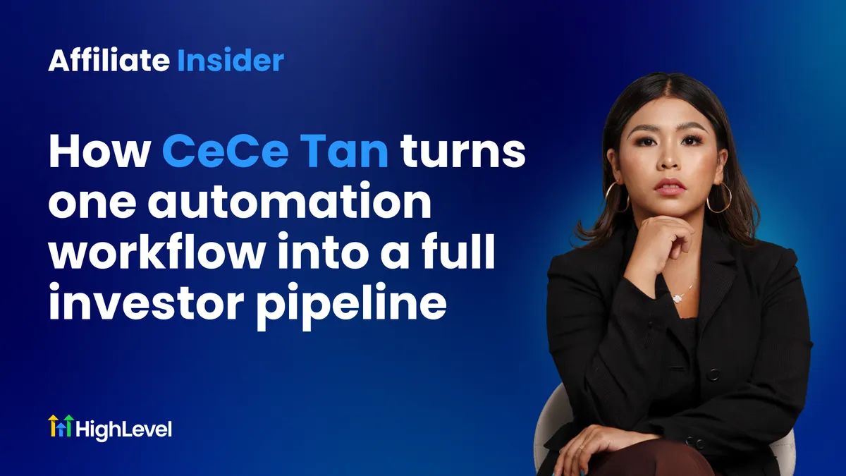 How CeCe Tan turns one automation workflow into a full investor pipeline