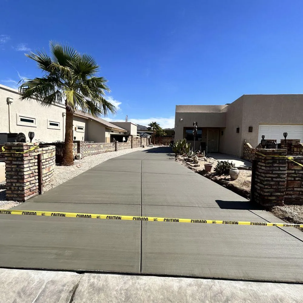 Yuma Concrete builds and installs Driveway