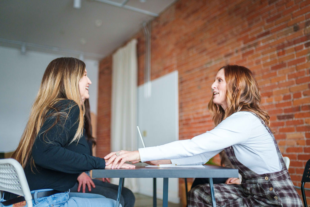 Riley Hildebrand and Carey Donaldson of NewBeginnings Student Loan Advoacy in Spokane, WA