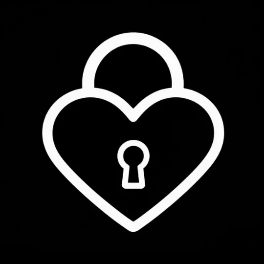 A Heart lock to represent a Private studio space