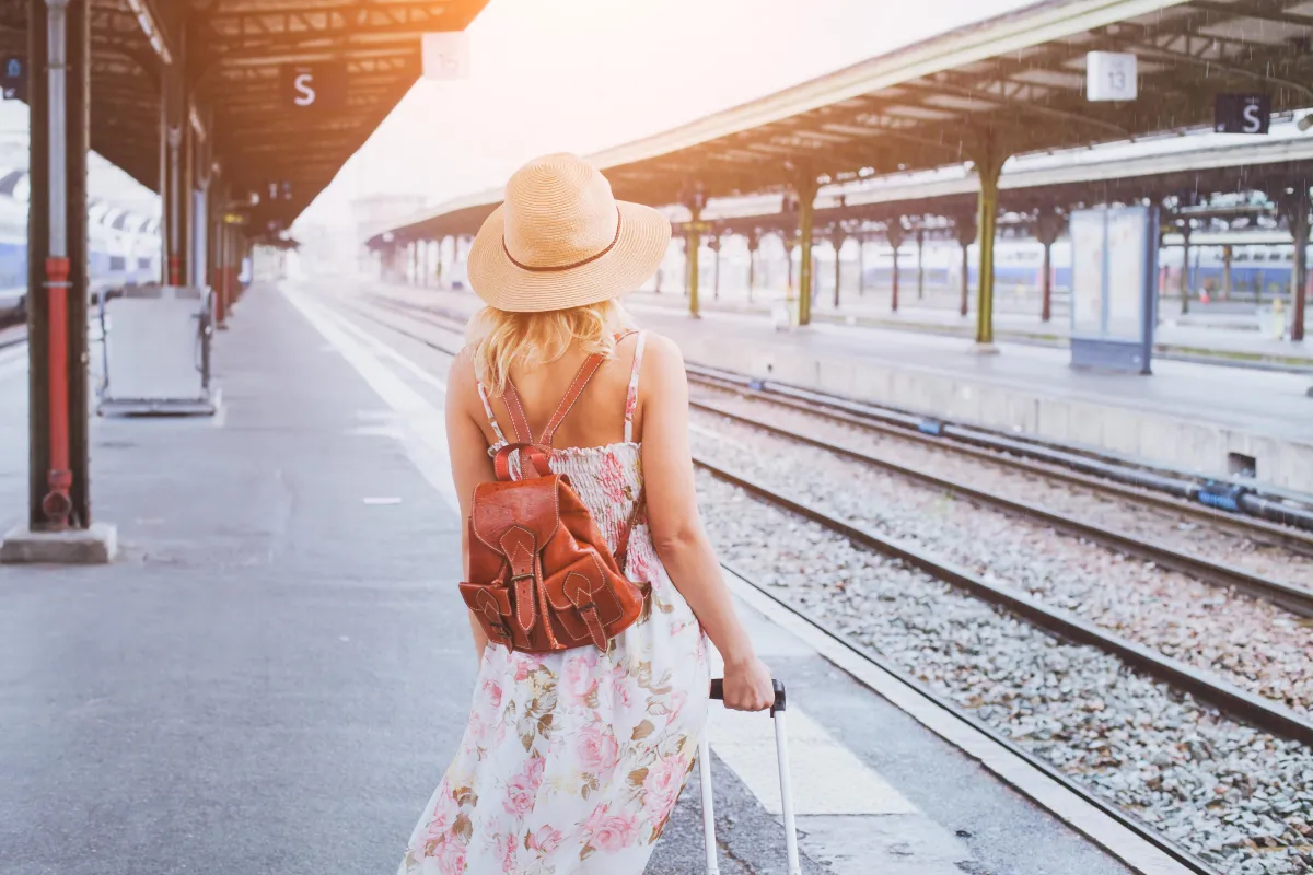 A woman starting her new journey in life.