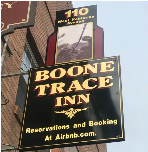 Historic architecture details at Boone Trace Inn