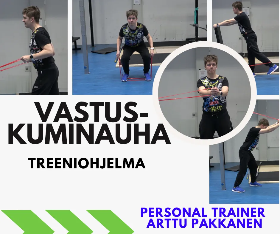 vastuskuminauha treeniohjelma Pt Arttu Pakkanen