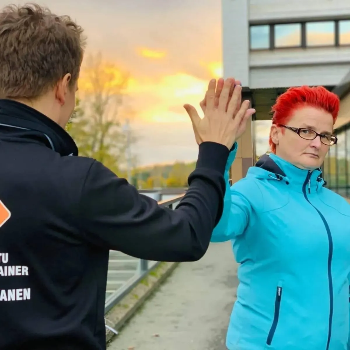 Personal Trainer Espoo , Arttu Pakkanen asiakkaan kanssa