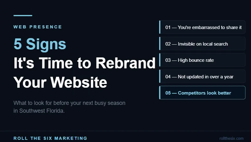 5 Signs It's Time to Rebrand Your SWFL Business Website