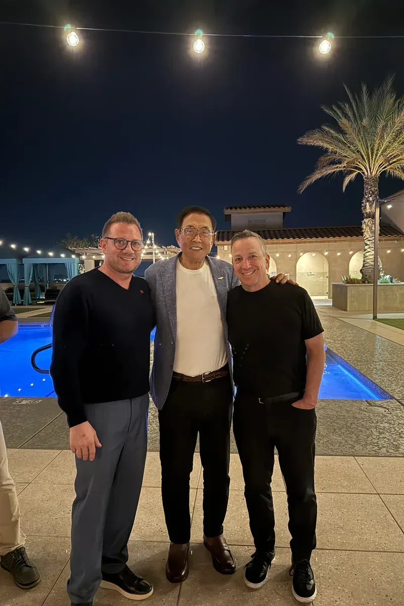 Chad Anderson with Ken McElroy and Robert Kiyosaki