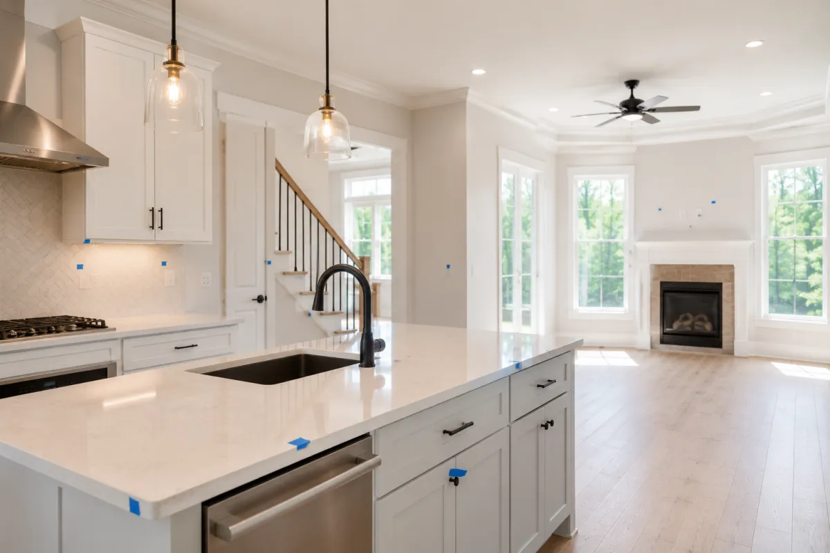 What Should Buyers Look for During a New Construction Blue Tape Walkthrough in Greenville, SC?