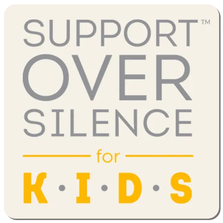 Support Over Silence for Kids logo