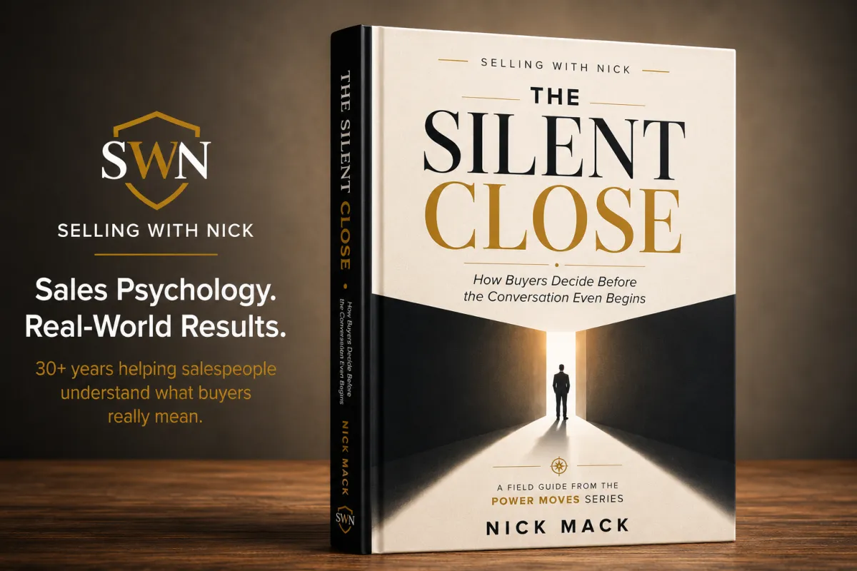 The Silent Close book cover by Nick Mack