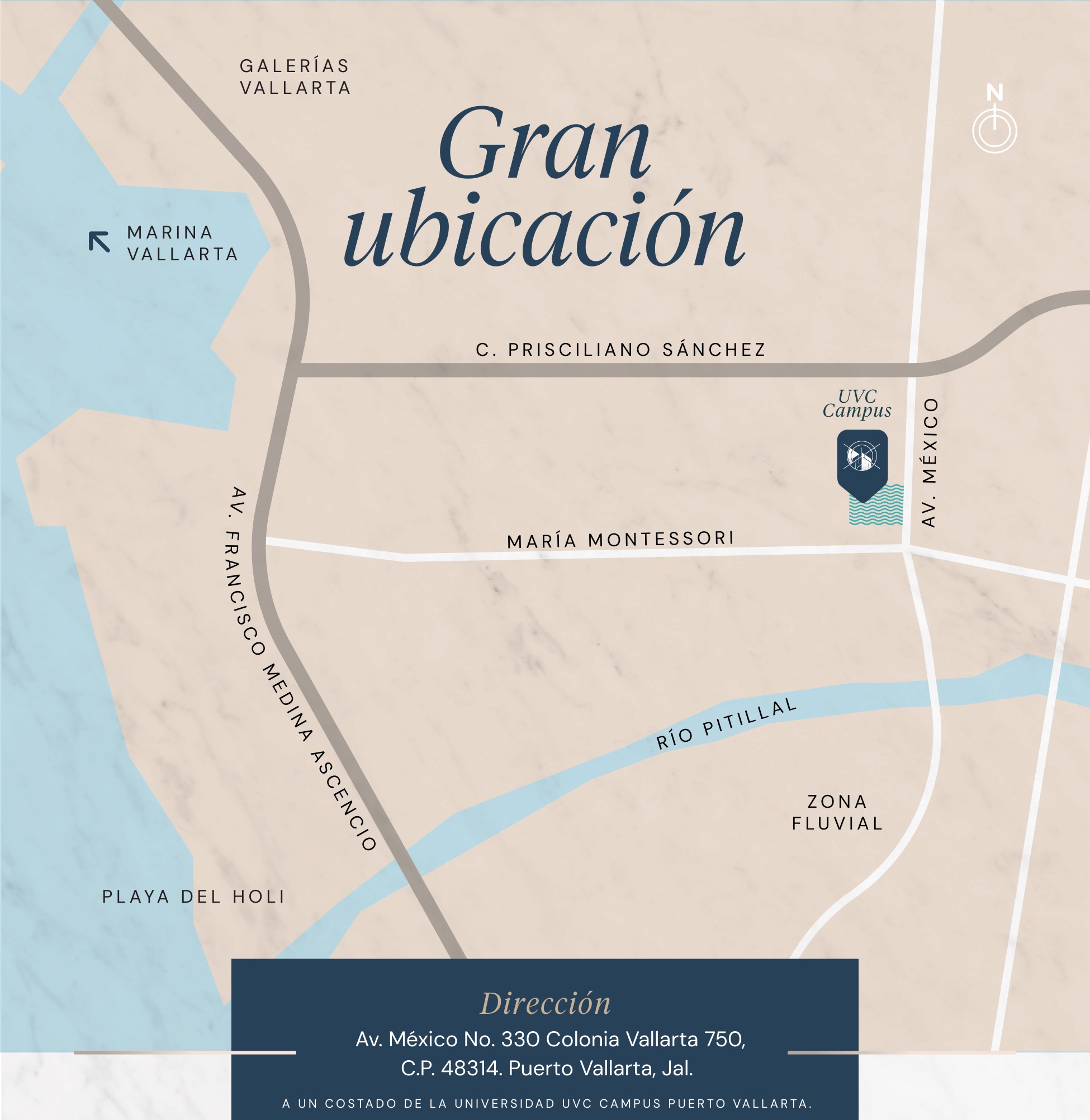 Mapa de ubicación de The Lighthouse