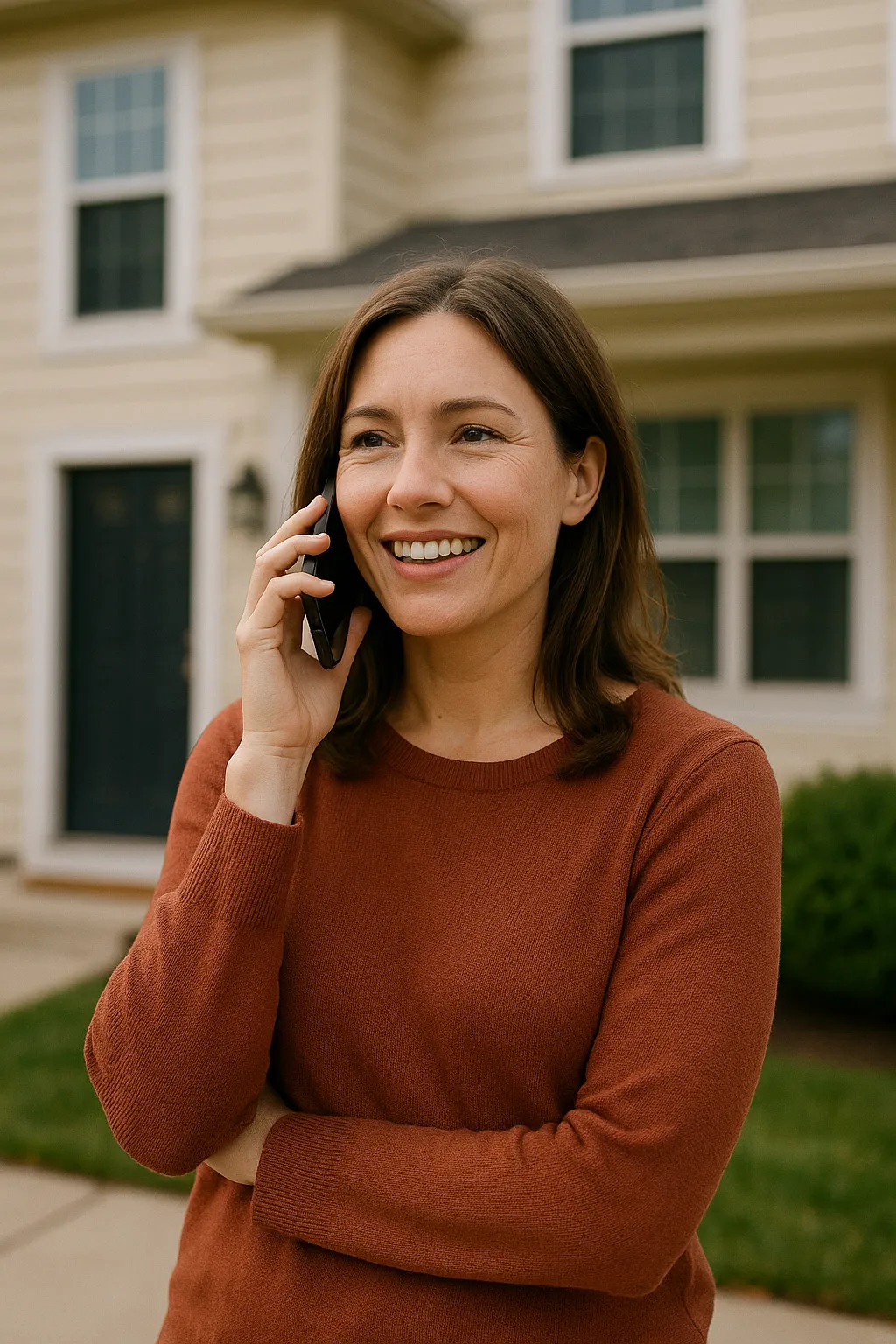 AI voice assistant handling a call from a customer in real time